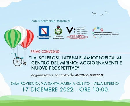 Convegno “La sclerosi laterale amiotrofica al centro del mirino: aggiornamenti e nuove prospettive”