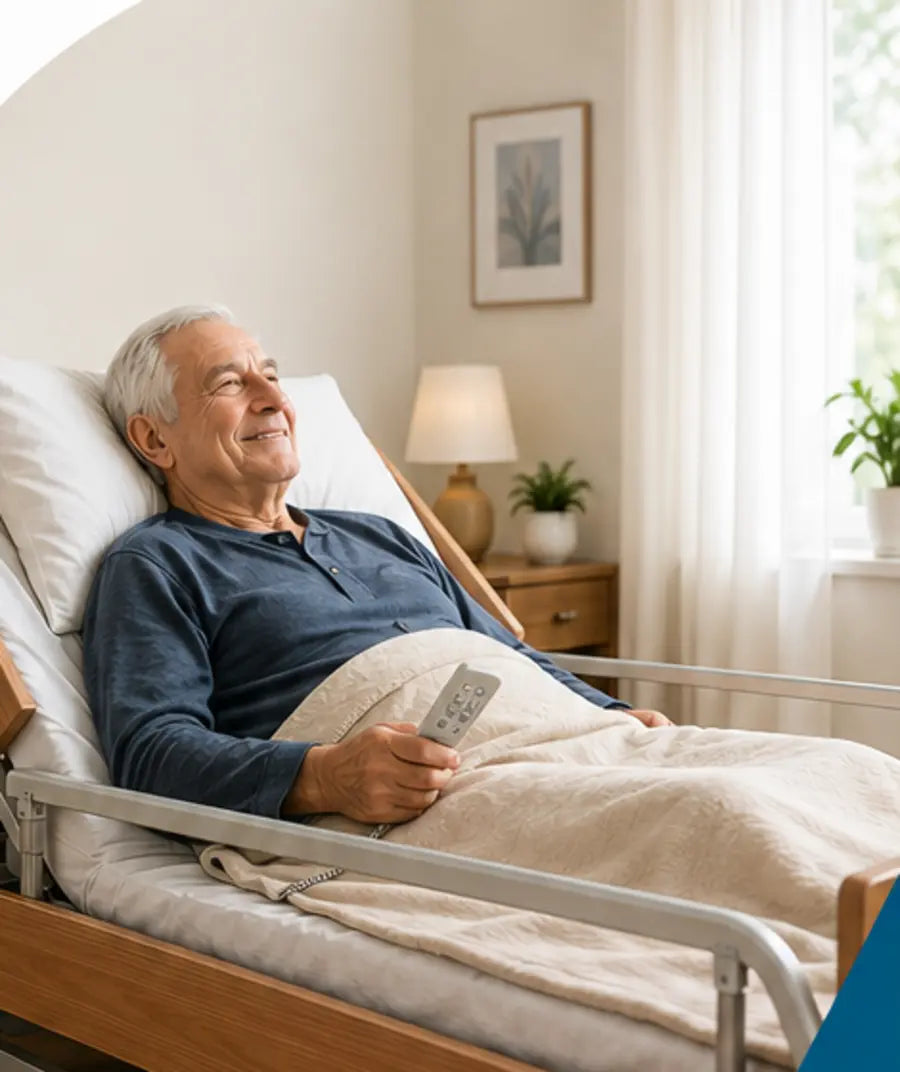 Letto ortopedico elettrico disponibile a noleggio